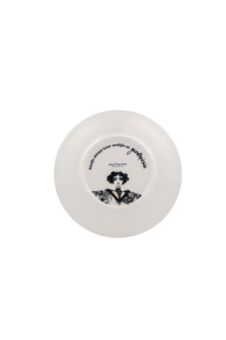 Hermia Juego de Cena de Porcelana de 4 Piezas Blanco